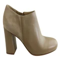 Naturalizer Rainy Womens Comfortable Leather Fashion Dress Heels Oatmeal 11 US