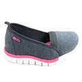 Actvitta Border Womens Comfort Cushioned Casual Shoes Made In Brazil Graphite 9 AUS or 40 EUR