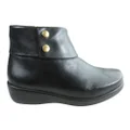 Comfortshoeco Tess Womens Leather Comfort Ankle Boots Made In Brazil Black 9 AUS or 40 EUR