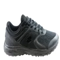 Lotto Mens Triple Black Comfortable Lace Up Athletic Shoes 8 US