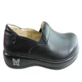 Alegria Keli Womens Comfortable Leather Professional Slip On Shoes Black Nappa 10.5 US or 41 EUR