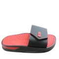 BR Sport Utah Mens Brazilian Comfort Slides Sandals With Massage Balls Black/Red 12 AUS or 46 EUR
