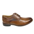 Sollu Nemeth Mens Leather Comfort Lace Up Dress Shoes Made In Brazil Tan 11 AUS or 45 EUR