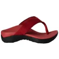 Axign Mens Comfortable Supportive Orthotic Flip Flops Thongs Red 11 US Mens