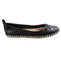 Bottero Hampshire Womens Comfort Leather Ballet Flats Made In Brazil Black 10 AUS or 41 EUR