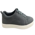 Scholl Orthaheel Yorga Womens Supportive Comfort Lace Up Casual Shoes Charcoal 5 AUS or 36 EUR