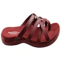 Merrell Womens Hayes Thong Leather Comfortable Sandals Brick 6 US or 23 cm