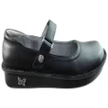 Alegria Belle Womens Comfortable Leather Mary Jane Shoes Black 7-7.5 US or 37 EUR