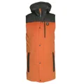 Caterpillar Mens Comfortable Durable Hi Vis Hooded Work Vest Orange Triple Extra Large