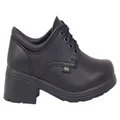 ROC Dakota Older Girls/Ladies School Shoes Black 11 AUS