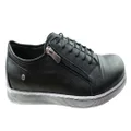 Cabello Comfort EG18 Womens Leather European Leather Casual Shoes Black 6 AUS or 37 EUR
