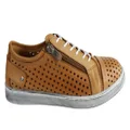 Cabello Comfort EG17 Womens Leather European Leather Casual Shoes Tan 5 AUS or 36 EUR