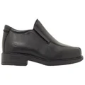 ROC Durban Senior Boys/Mens Leather Shoes Black 12