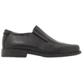 ROC Durban Senior Boys/Mens Leather Shoes Black 12