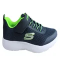 Skechers Boys Kids Dyna Lite Comfortable Memory Foam Athletic Shoes Navy/Lime 11 US or 17 cm (Junior Kids)