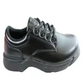 Lotto Study Youth Kids Lace Up Leather School Shoes Black 1 US (Older Kids)