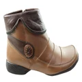 J Gean Hunter Womens Comfortable Leather Ankle Boots Made In Brazil Brown 8 AUS or 39 EUR