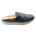 Bottero Ester Womens Comfort Leather Closed Toe Open Back Mules Navy 6 AUS or 37 EUR