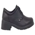 ROC Dakota Older Girls/Ladies School Shoes Black 7.5 AUS
