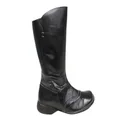 J Gean Lozza Womens Comfortable Leather Mid Calf Boots Made In Brazil Black 9 AUS or 40 EUR