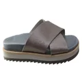 Merrell Womens Juno Slide Comfortable Leather Slides Sandals Metallic 6 US or 23 cm