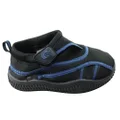 Surfside 6 Bubbler Older Kids Aqua Sock Shoes Black 1 AUS (Older Kids)