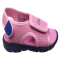 Grosby Chip Infant Toddler Junior Kids Comfortable Adjustable Sandals Pink 8 UK (Toddler Kids)
