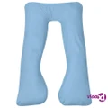 vidaXL Pregnancy Pillow 90x145 cm Light Blue