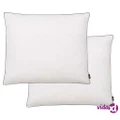 vidaXL Pillows 2 pcs Down/Feather Filling Heavy 70x60 cm White