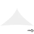 vidaXL Sunshade Sail Oxford Fabric Triangular 2.5x2.5x3.5 m White