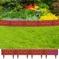 vidaXL Lawn Divider with Brick Design 11 pcs