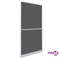 vidaXL White Hinged Insect Screen for Doors 100 x 215 cm