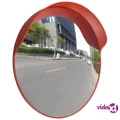 vidaXL Convex Traffic Mirror PC Plastic Orange 60 cm