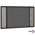 vidaXL Extendable Insect Screen for Windows Brown (100-193)x75 cm