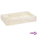 vidaXL Sink Cream 58x39x10 cm Marble