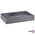 vidaXL Sink Black 58x39x10 cm Marble
