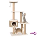 vidaXL Cat Tree with Scratching Post 123cm Seagrass