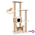 vidaXL Cat Tree with Scratching Post 126cm Seagrass