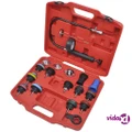vidaXL 18 pcs Radiator Pressure Tester Kit