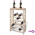 vidaXL Wine Rack for 25 Bottles Solid Fir Wood
