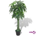 vidaXL Artificial Fortune Tree Plant with Pot 145 cm Green