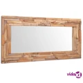 vidaXL Decorative Mirror Teak 120x60 cm Rectangular