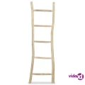 vidaXL Towel Ladder with 5 Rungs Teak 45x150 cm Natural