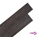 vidaXL Non Self-adhesive PVC Flooring Planks 5.26 m² 2 mm Oak Dark Grey
