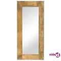 vidaXL Mirror Solid Mango Wood 50x110 cm