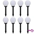 vidaXL Outdoor Pathway Lamps 8 pcs LED 15 cm with Ground Spike