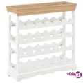 vidaXL Wine Cabinet White 70x22.5x70.5 cm MDF