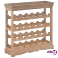 vidaXL Wine Cabinet Brown 70x22.5x70.5 cm MDF