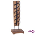 vidaXL Wine Rack for 6 Bottles 35x35x100 cm Solid Teak Wood