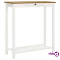 vidaXL Bar table 100x40x110 cm Solid Oak Wood